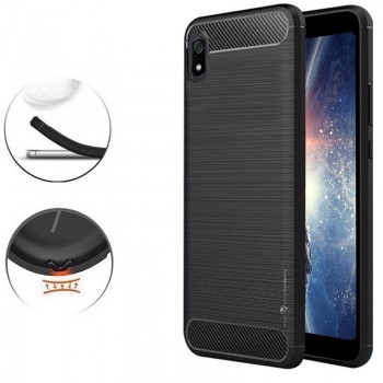 Juodas silikoninis carbon dėklas (REDMI 7A)